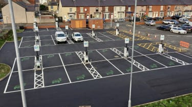 Swarco charging hub Wales